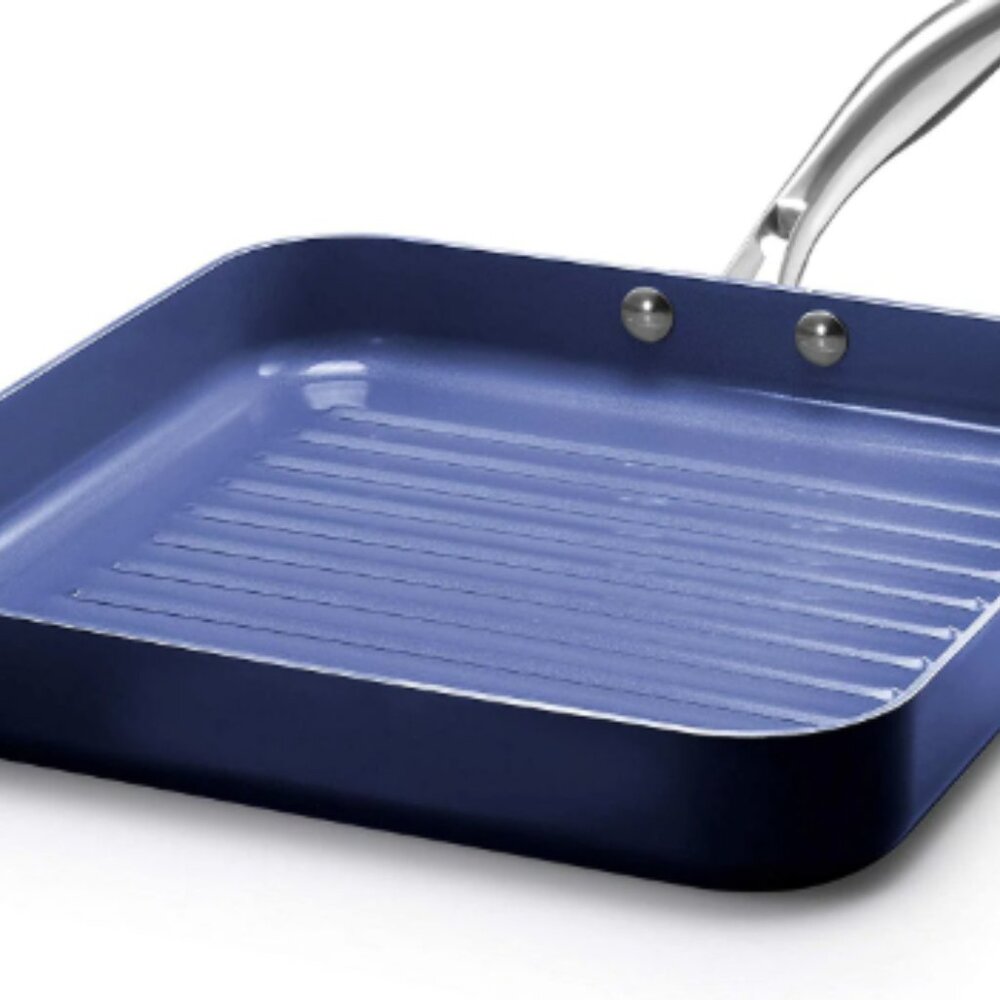 Williams Sonoma Nonstick Grill Pan Black and Blue